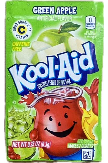 Kool-aid groen appel smaak